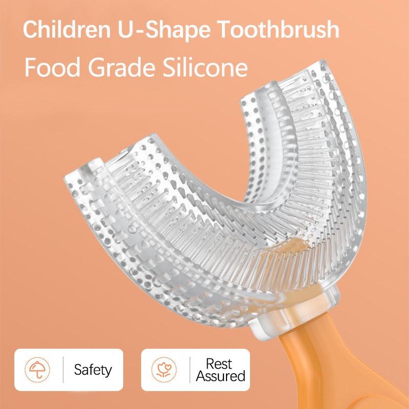 Escova de dentes infantil - em formato de U - StarLins